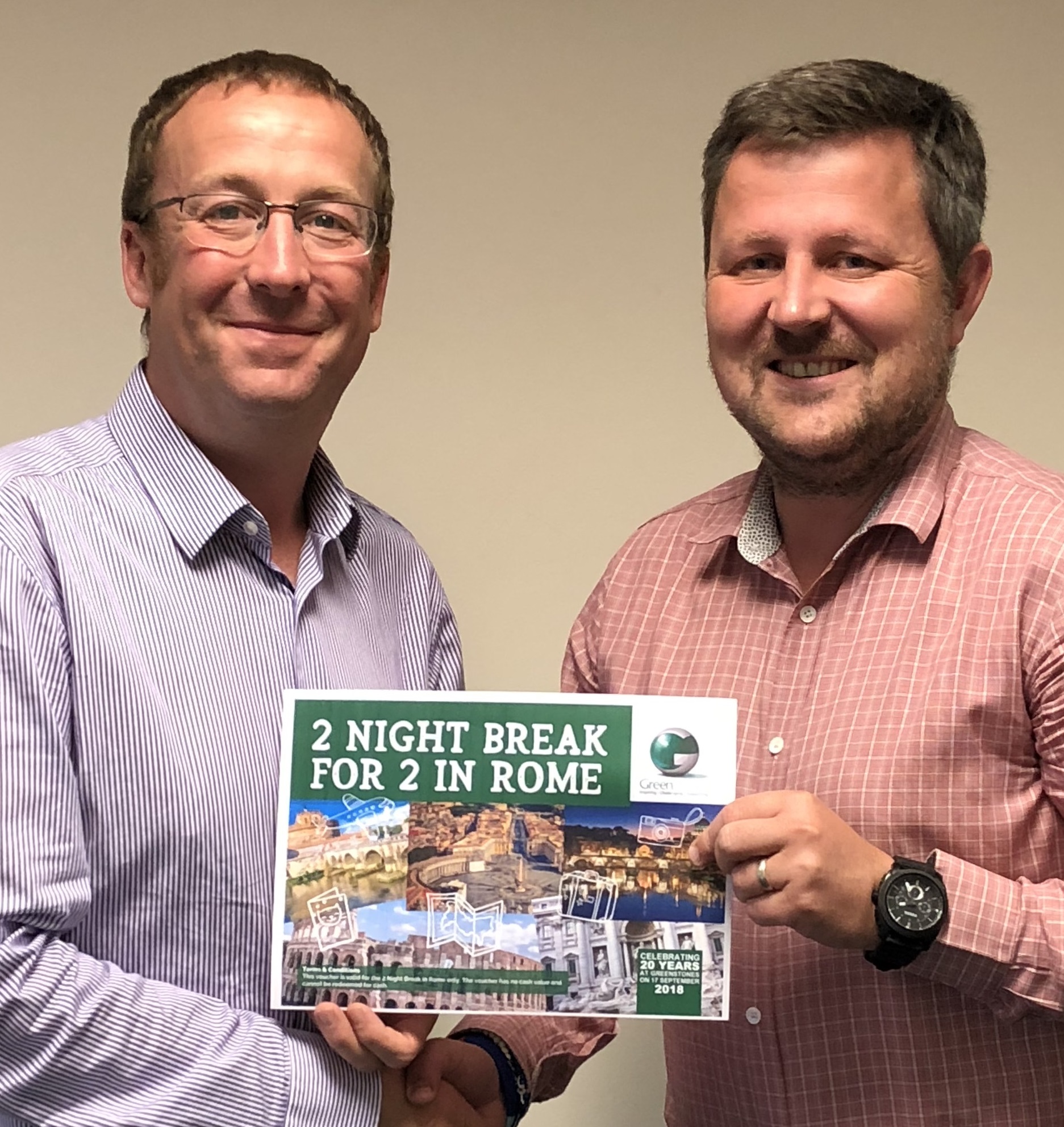 Peterborough Accountants | Greenstones | Simon & Mark 20 years