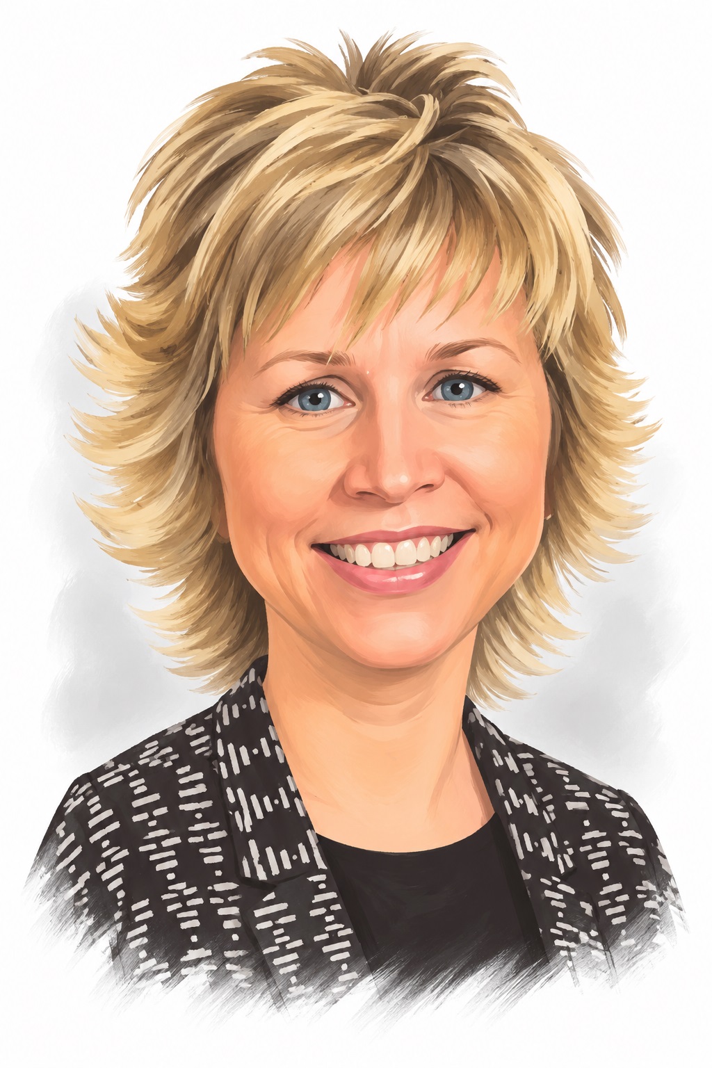 Tracy Smith 2026 Caricature